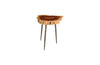 Phillips Collection Burled Forged Legs Side Table