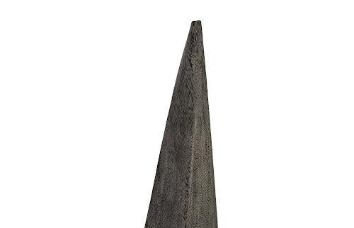 Phillips Collection Shark Tooth Sculpture Large Gray Stone Finish Accent