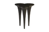 Phillips Collection Marley Bar Table Chamcha Wood Burnt Finish Bar Stool