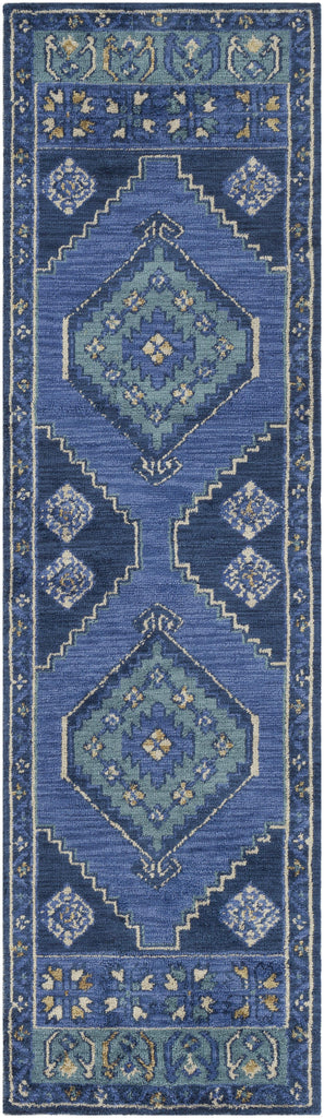 Surya Arabia ABA-6253 Blue Cream 5' x 7'6" Rug