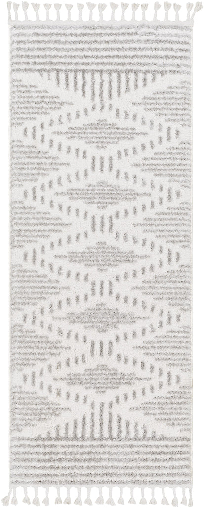 Surya Alhambra AHB-2302 Cream Light Gray 6'7" x 9' Rug