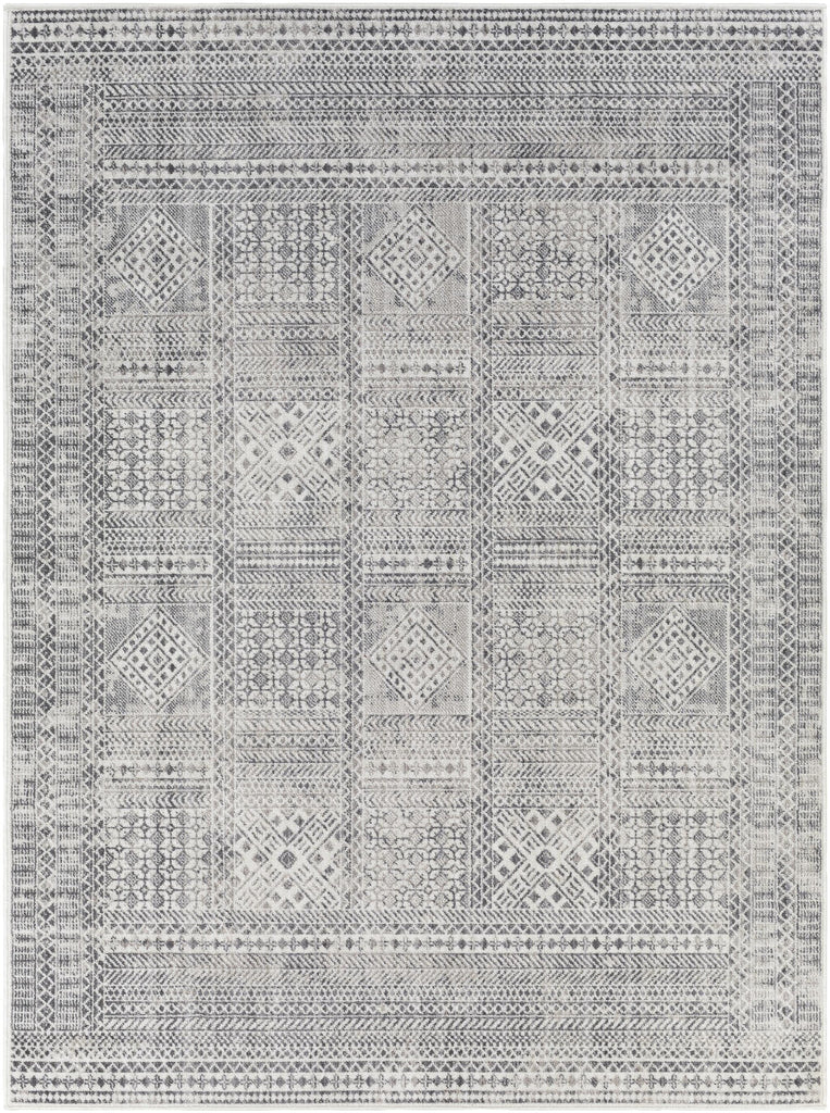 Surya Alice ALC-2307 Charcoal Cream 7'10" x 10' Rug