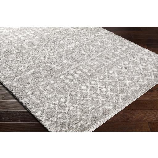 Surya Aliyah Shag ALH-2304 Cream Gray 5'3" x 7'3" Rug