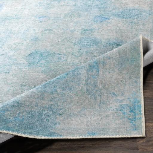 Surya Amelie AML-2305 Aqua Blue 2' x 2'11" Rug