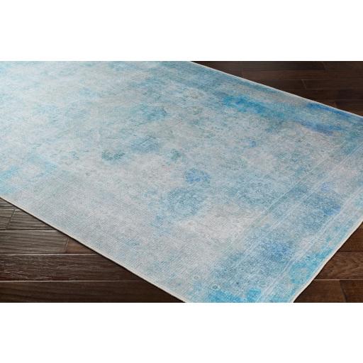 Surya Amelie AML-2305 Aqua Blue 2' x 2'11" Rug