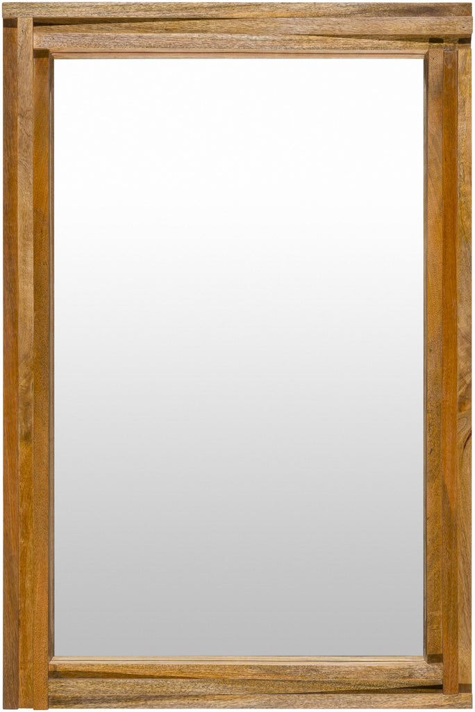 Surya Auckland AUK-001 Brown 51"H x 34"W x 2"D Mirror