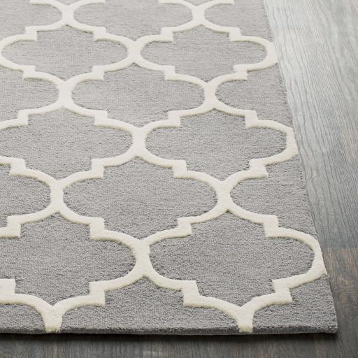 Surya Pollack AWAH-2033 Gray Ivory 4' x 6' Rug