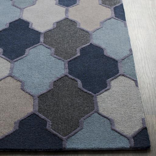 Surya Pollack AWAH-2042 Blue Charcoal 3' x 5' Rug