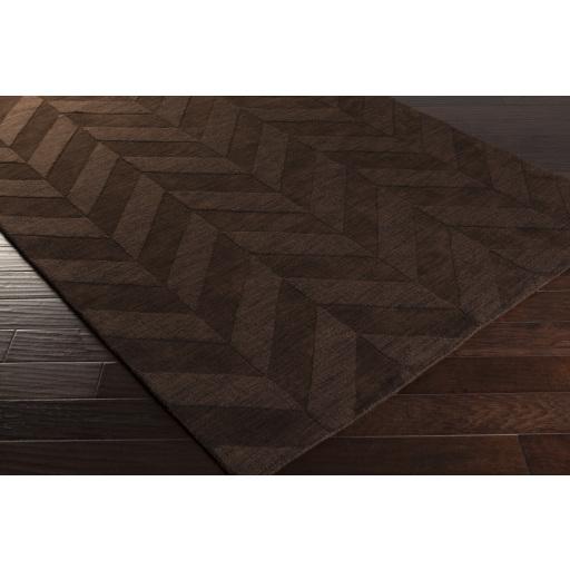 Surya Central Park AWHP-4030 Black Dark Brown 2'3" x 14' Rug