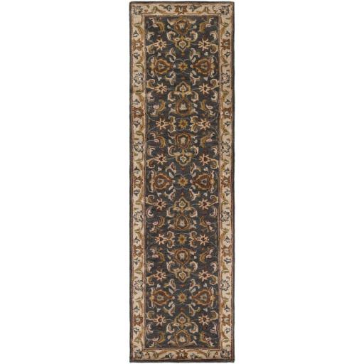 Surya Middleton AWHY-2063 Beige Black 6' Round Rug