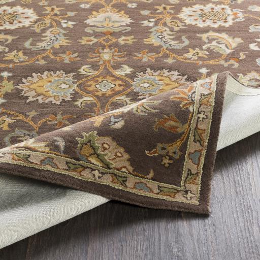 Surya Middleton AWMD-1002 Camel Dark Brown 2'3" x 10' Rug