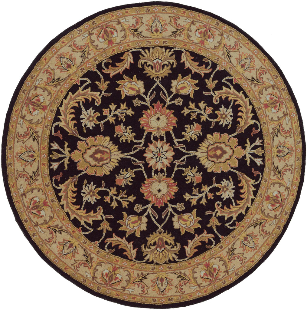 Surya Middleton AWOC-2000 Beige Black 2'3" x 14' Rug