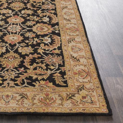 Surya Middleton AWOC-2000 Beige Black 2'3" x 14' Rug