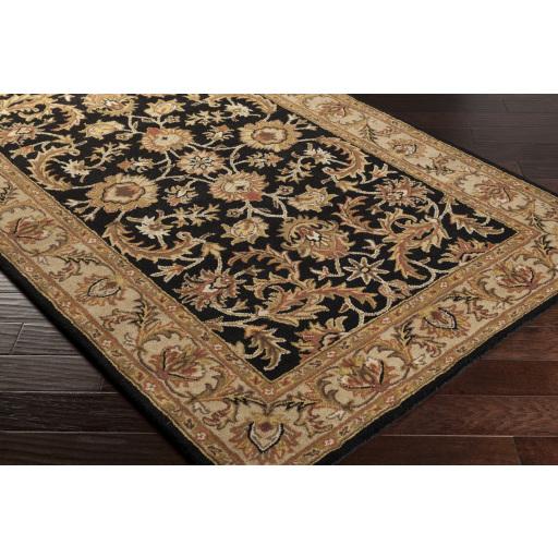 Surya Middleton AWOC-2000 Beige Black 2'3" x 14' Rug