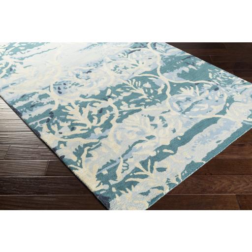 Surya Pacific AWPC-2288 Beige Light Blue 5' x 8' Rug