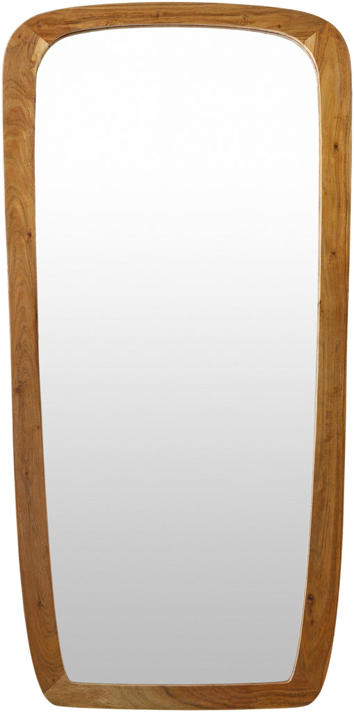 Surya Broome BBR-001 Brown 46"H x 24"W x 1"D Mirror