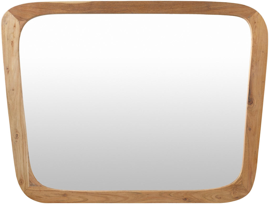 Surya Broome BBR-003 Brown 40"H x 30"W x 1"D Mirror