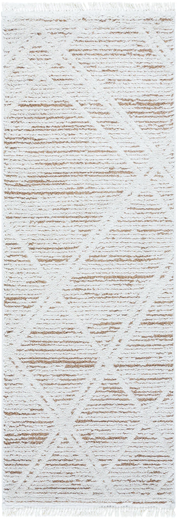 Surya Berlin BLR-2311 Ivory Medium Brown 2'7" x 7'3" Rug