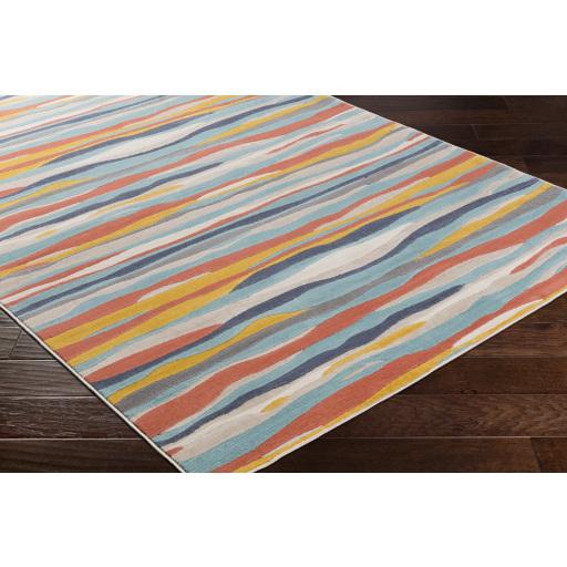 Surya City CIT-2323 Aqua Charcoal 2'7" x 7'3" Rug