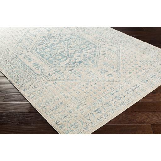 Surya City CIT-2380 Aqua Charcoal 2'7" x 7'3" Rug