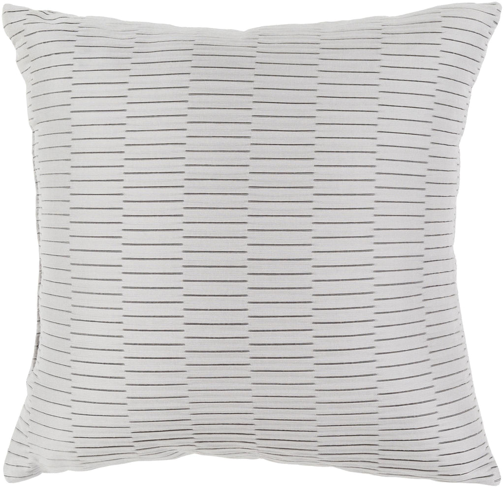 Surya Caplin CP-007 Light Gray 20"H x 20"W Pillow Cover