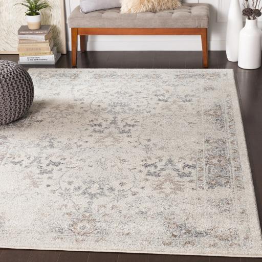 Surya Chelsea CSA-2321 Camel Charcoal 5'3" x 7'3" Rug