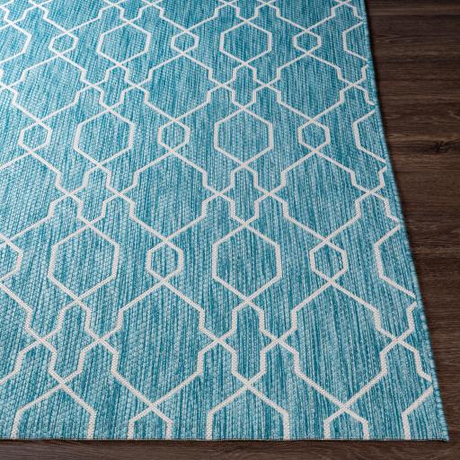 Surya Eagean EAG-2383 Aqua Cream 2' x 2'11" Rug