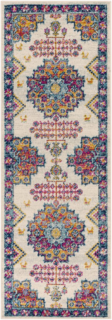 Surya Elaziz ELZ-2366 Burnt Orange Fuchsia 2'7" x 7'6" Rug