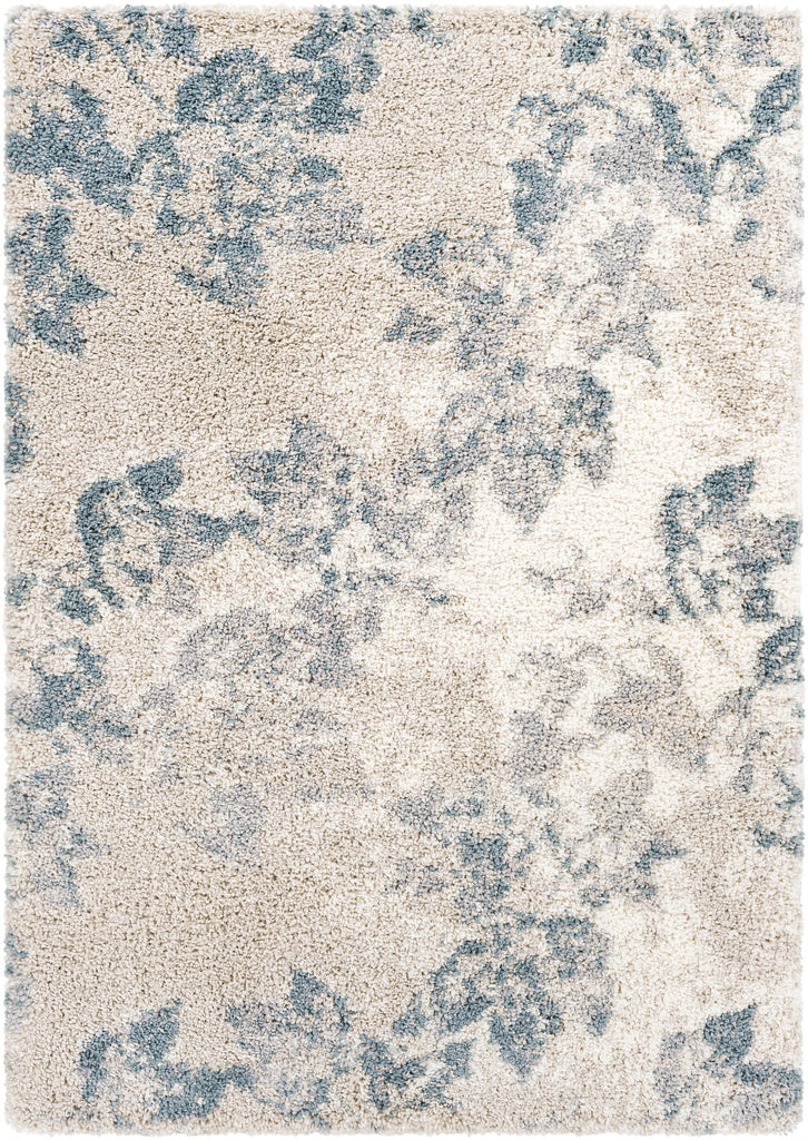 Surya Eskimo Shag ESG-2309 Blue Cream 2'7" x 7'3" Rug