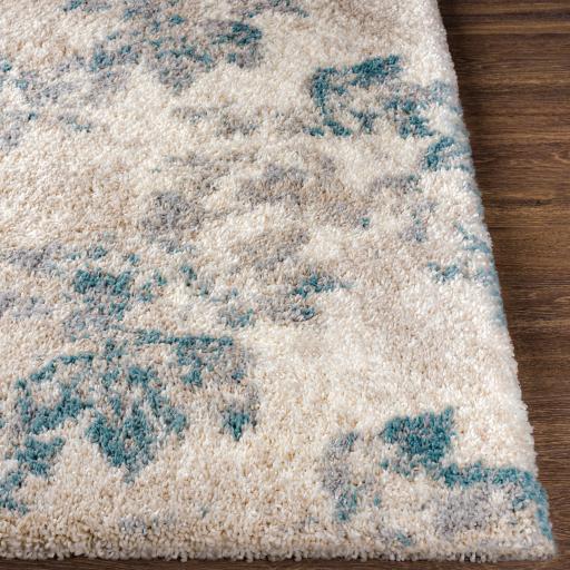 Surya Eskimo Shag ESG-2309 Blue Cream 2'7" x 7'3" Rug