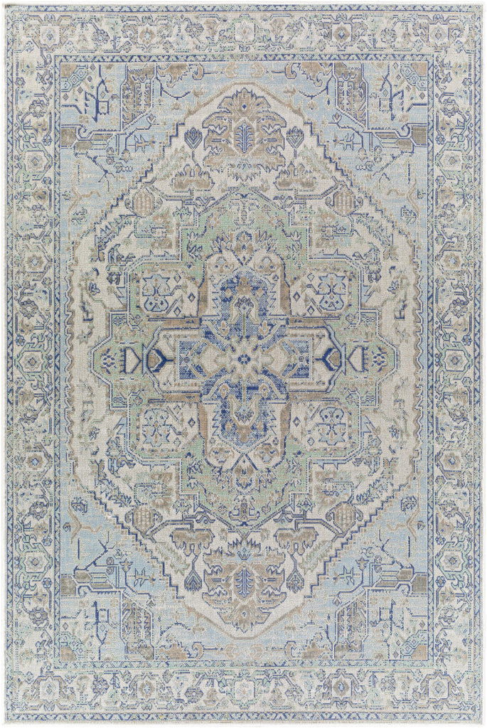 Surya Rafetus ETS-2373 Aqua Cream 5'3" x 7'7" Rug