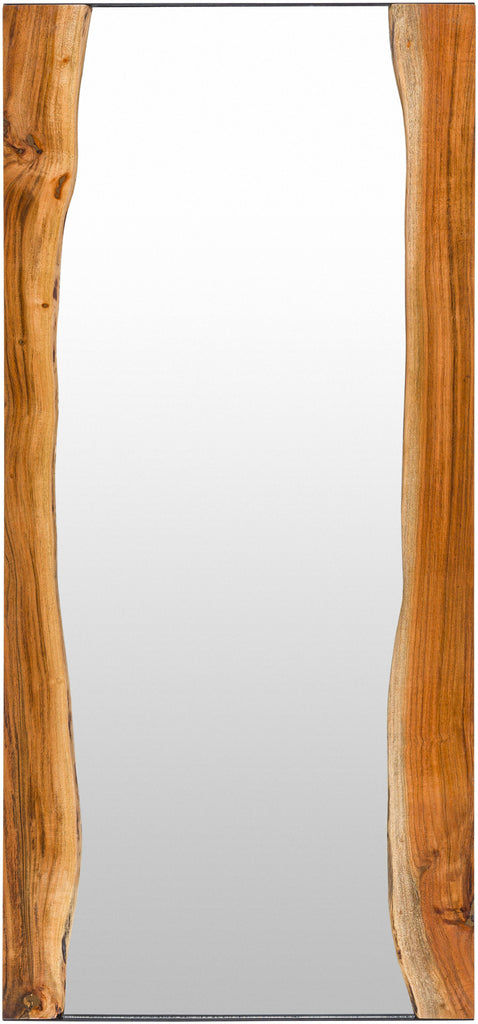 Surya Fujian FUJ-002 Brown 69"H x 31"W x 1"D Mirror