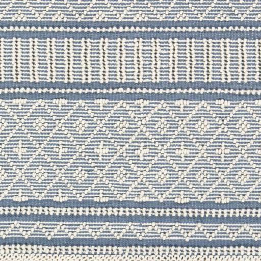 Surya Farmhouse Tassels FTS-2301 Blue White 5' x 7'6" Rug