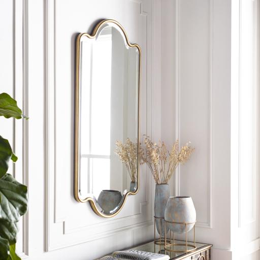 Surya Heath HAH-001 Gold 55"H x 28"W Mirror