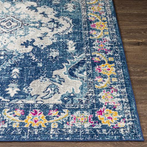 Surya Harput HAP-1119 Cream Fuchsia 5'3" x 7'3" Rug