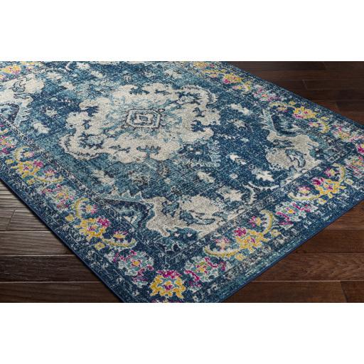 Surya Harput HAP-1119 Cream Fuchsia 5'3" x 7'3" Rug