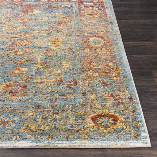 Surya Herati HER-2316 Aqua Black 3'11" x 5'11" Rug