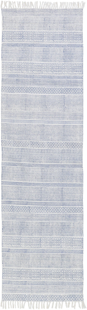 Surya Idina IDI-8800 Dark Blue Off-White 5' x 7'6" Rug