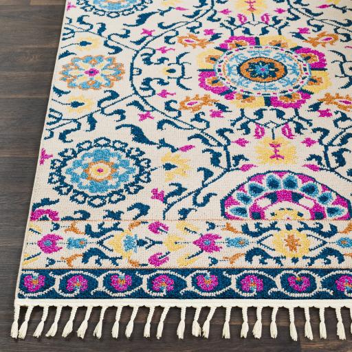 Surya Love LOV-2317 Aqua Camel 7'10" x 10' Rug