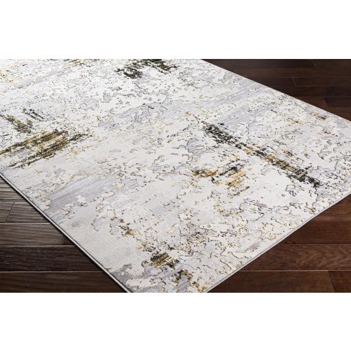 Surya Lustro LSR-2302 Black Camel 6'7" x 9' Rug