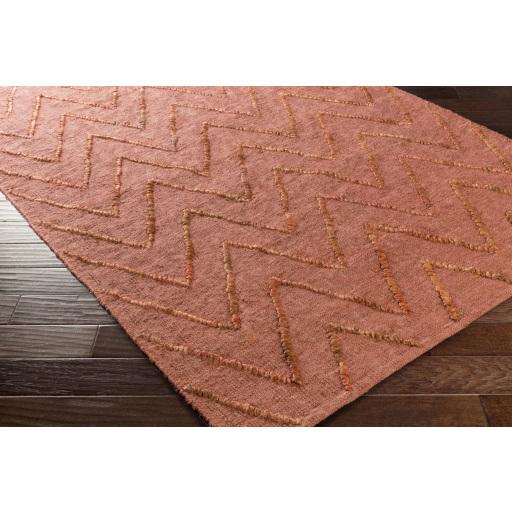 Surya Mateo MAE-1007 Brick Red Rose 2' x 3' Rug