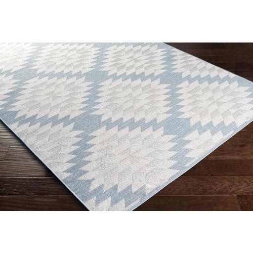 Surya Montego Bay MBY-2300 Cream Denim 5'3" x 7' Rug