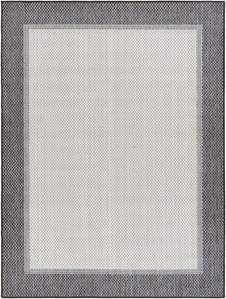 Surya Montego Bay MBY-2317 Cream Dark Brown 6'7" x 9' Rug