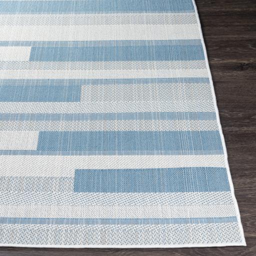 Surya Montego Bay MBY-2305 Blue Cream 5'3" x 7' Rug