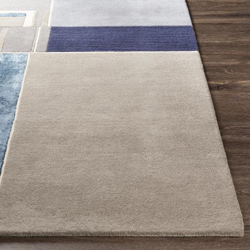 Surya Mid Century MCY-2302 Blue Charcoal 2' x 3' Rug