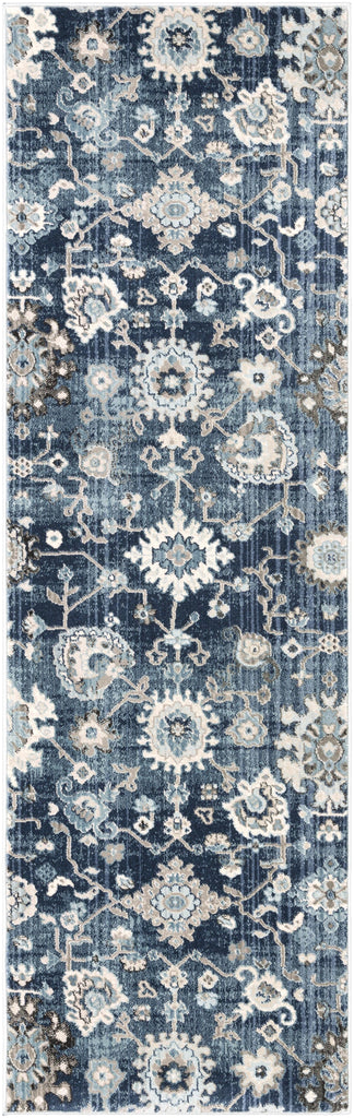 Surya Mesopotamia MEP-2310 Black Blue 2'7" x 4'11" Rug