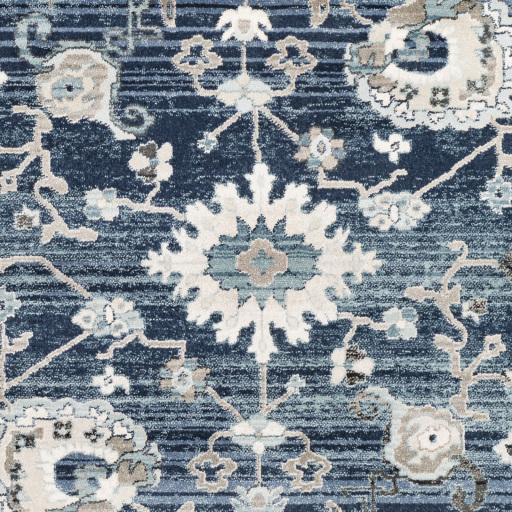 Surya Mesopotamia MEP-2310 Black Blue 2'7" x 4'11" Rug