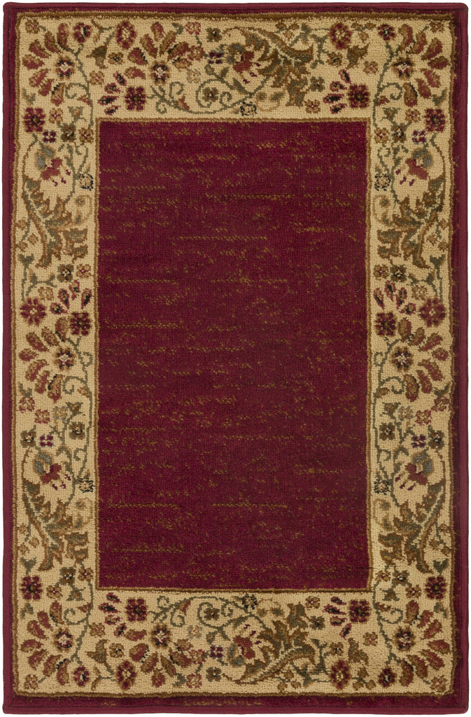 Surya Midtown MID-4740 Medium Brown Red 5'3" x 7'2" Rug