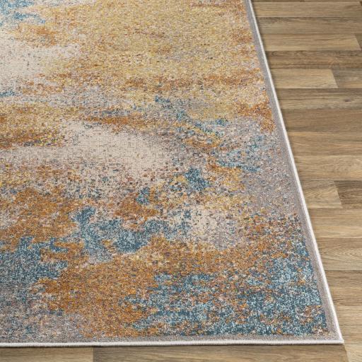 Surya Mediterranean MIE-1006 Aqua Brown 1'11" x 2'11" Rug