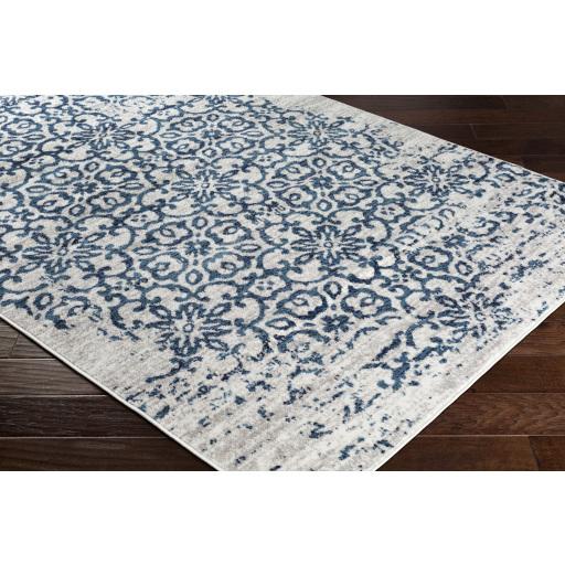 Surya Monte Carlo MNC-2304 Blue Light Gray 5'3" x 7'3" Rug